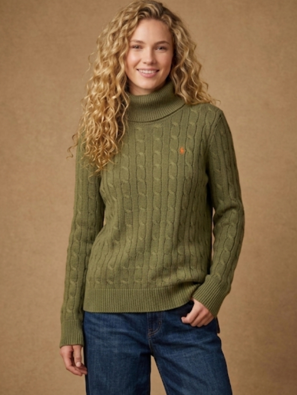 Vintage Ralph Lauren Chunky Cable Knit Sweater